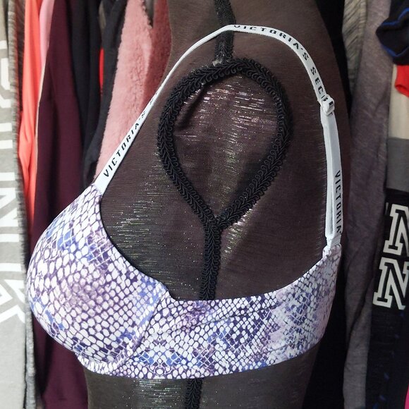 VICTORIA SECRET T-SHIRT LIGHTLY LINED DEMI BRA 34C - Picture 3 of 9